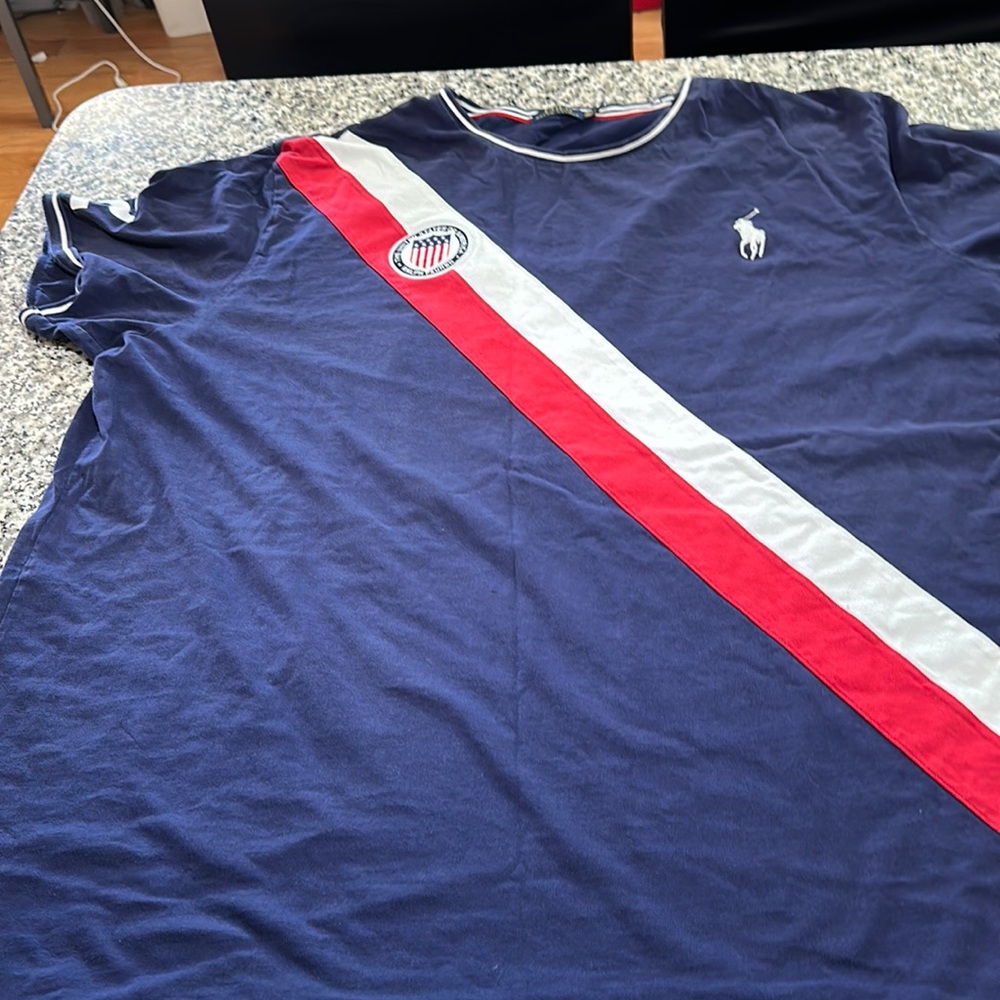 Polo Ralph Lauren Red White Blue short size 3XLT